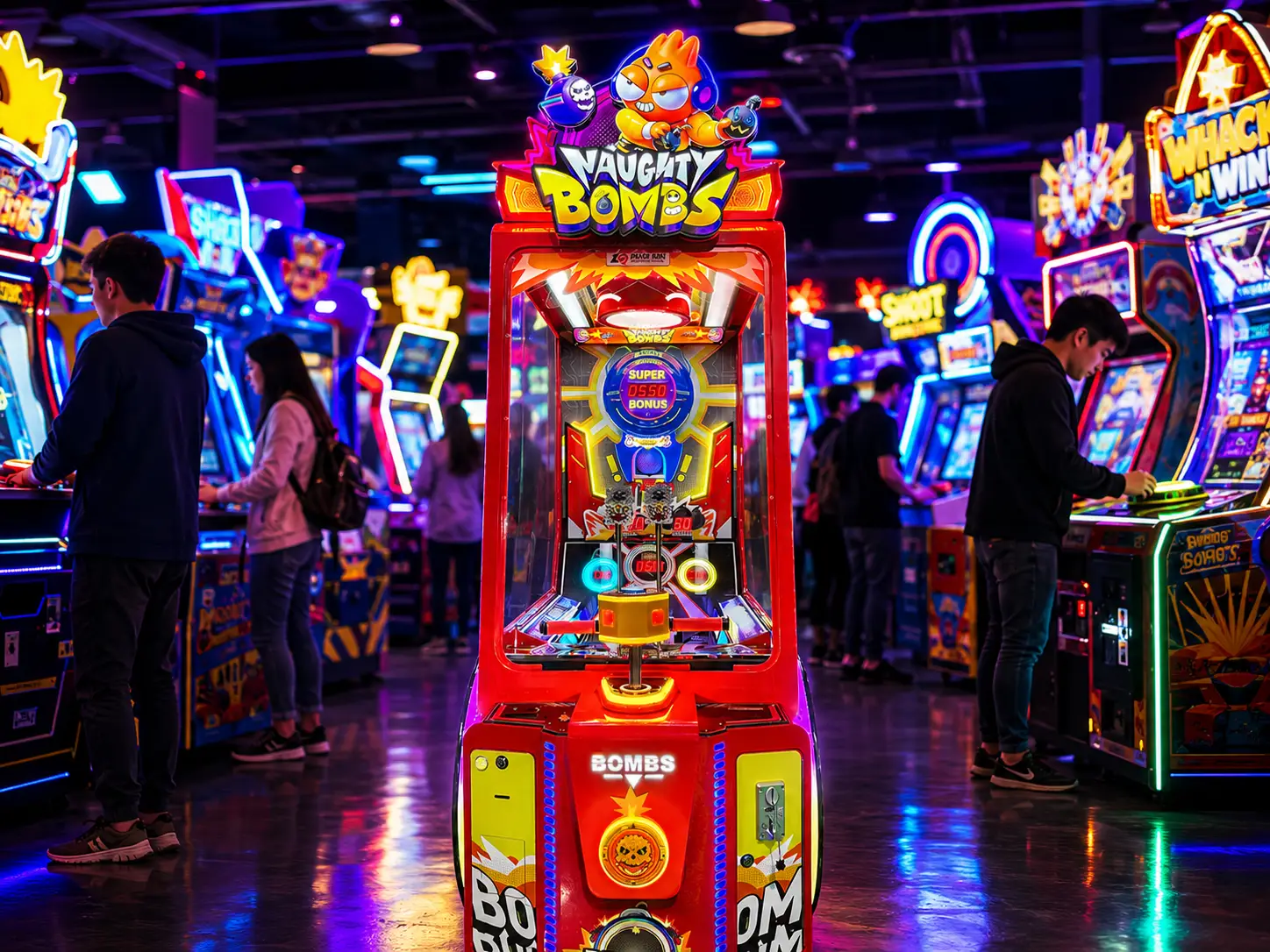 Arcade game centers