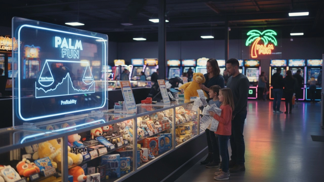 Balancing Ticket Payouts and Profitability in Redemption Centers