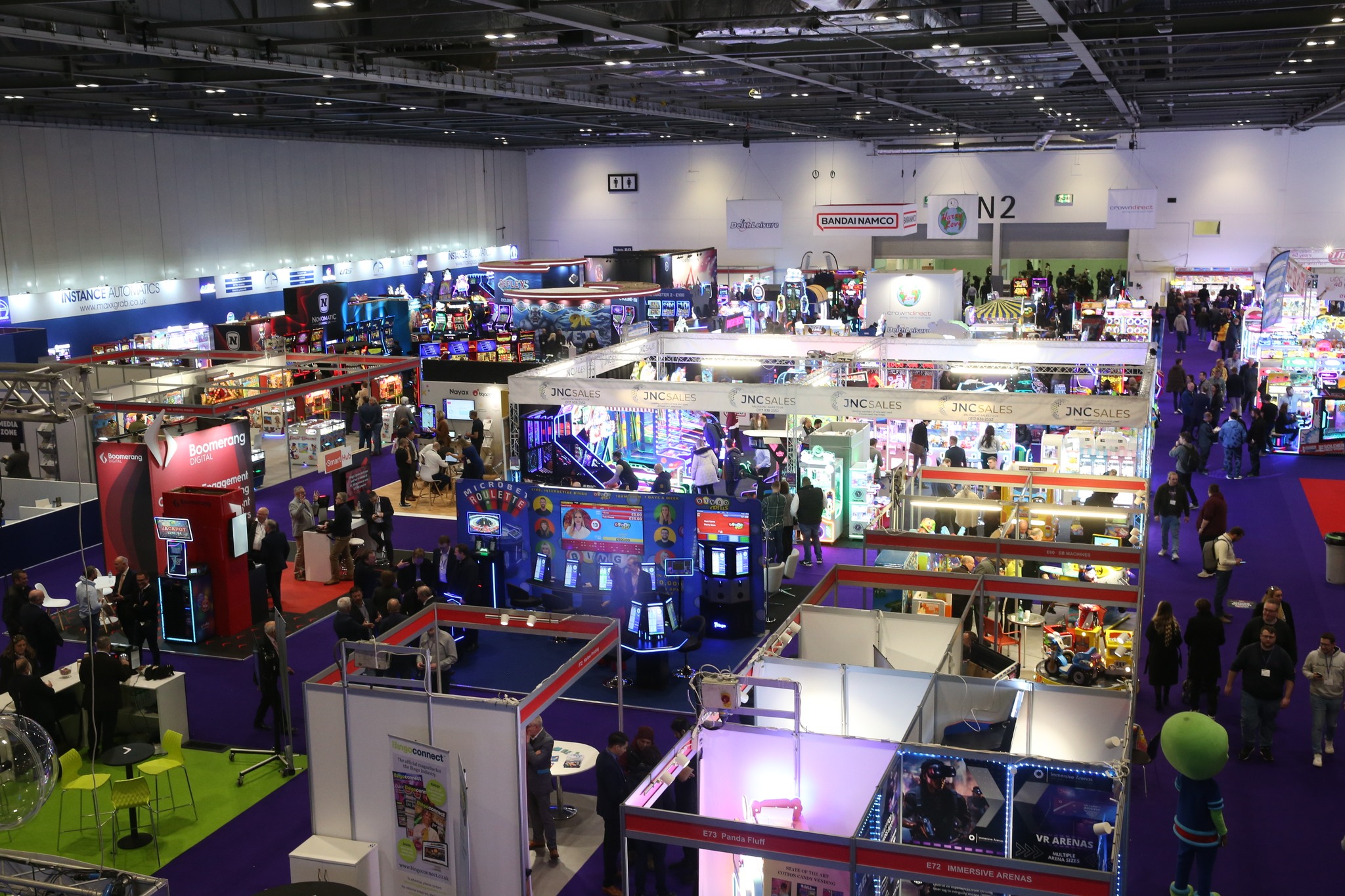 EAG arcade machine exhibition hall