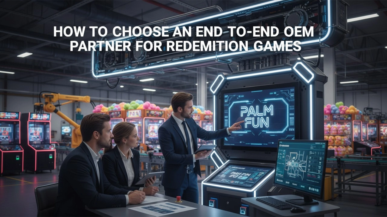 Como escolher um parceiro OEM completo para jogos de resgate de prêmios