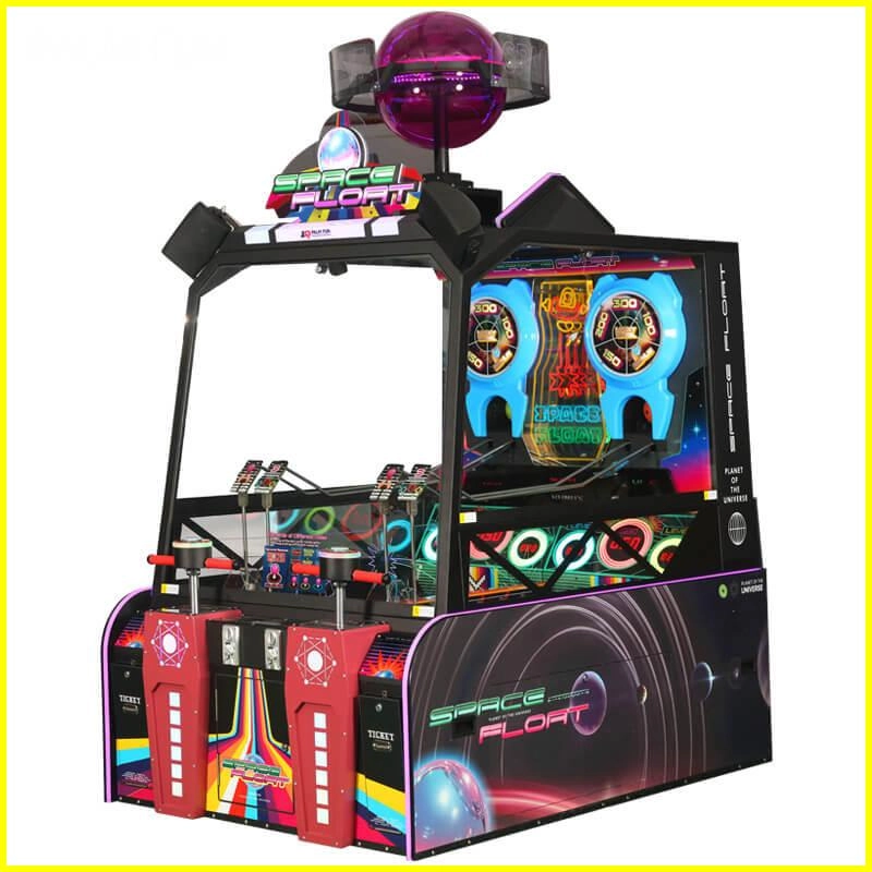 Space float drop arcade redemption machine