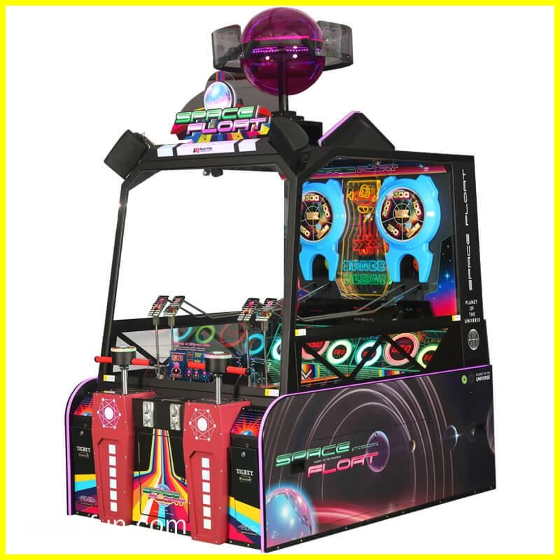 Uzay şamandıra düşürme arcade kurtarma makinesi