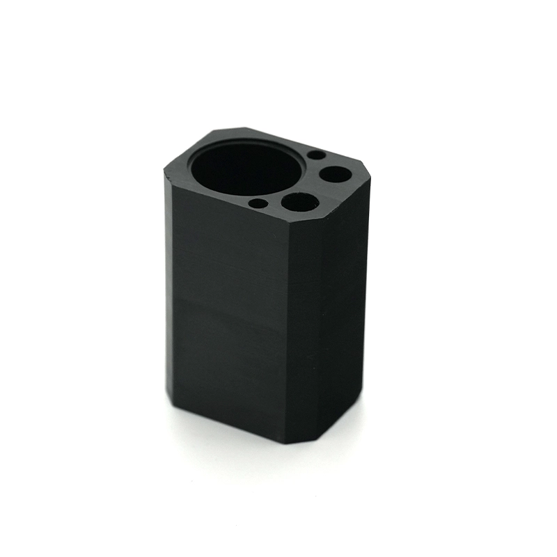 Black POM holder manufactured by CNC5 - Bost