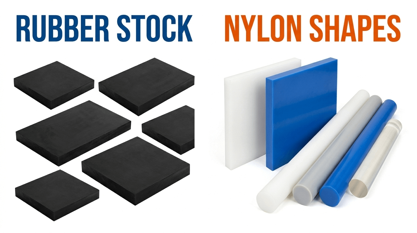 rubber vs nylon rubber vs nylon