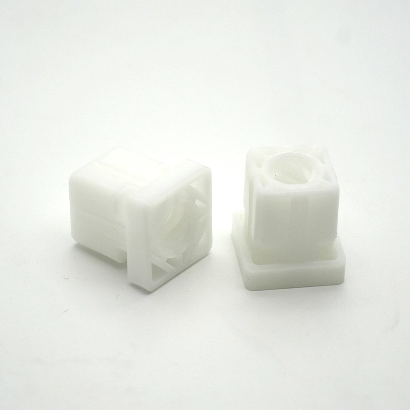 Square nut manufacturer by white & harder Delrin 5 - Bost