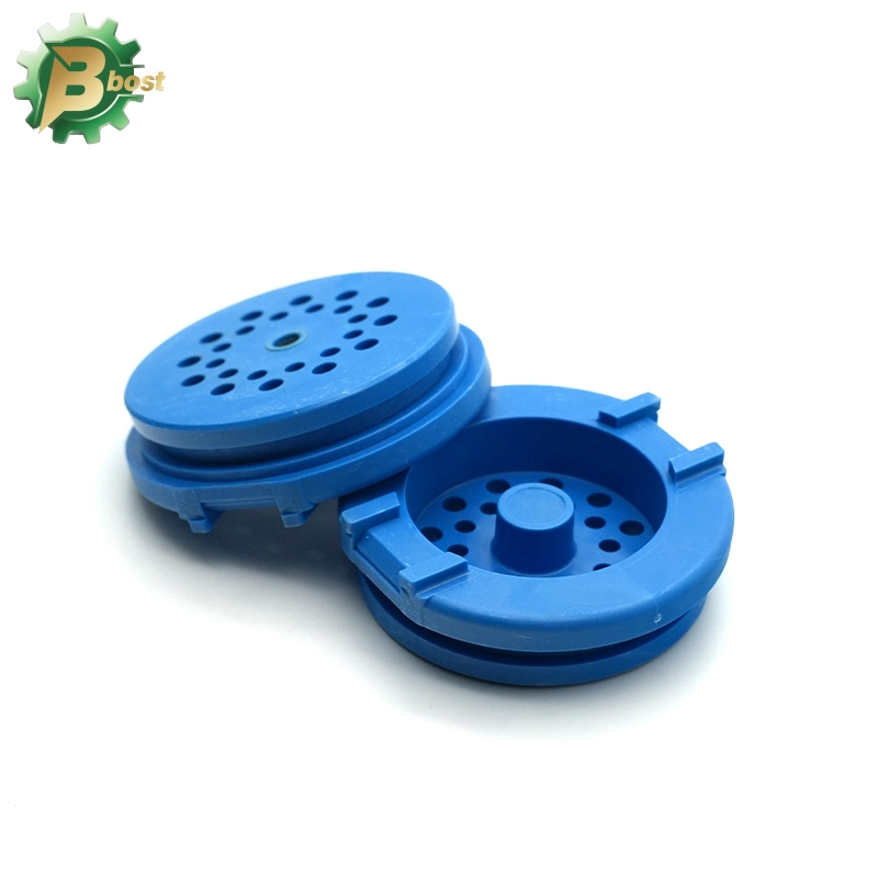 The plug made by insert mold blue nylon 66 with brass nut 6 - Bost The plug made by insert mold blue nylon 66 with brass nut 6 - Bost