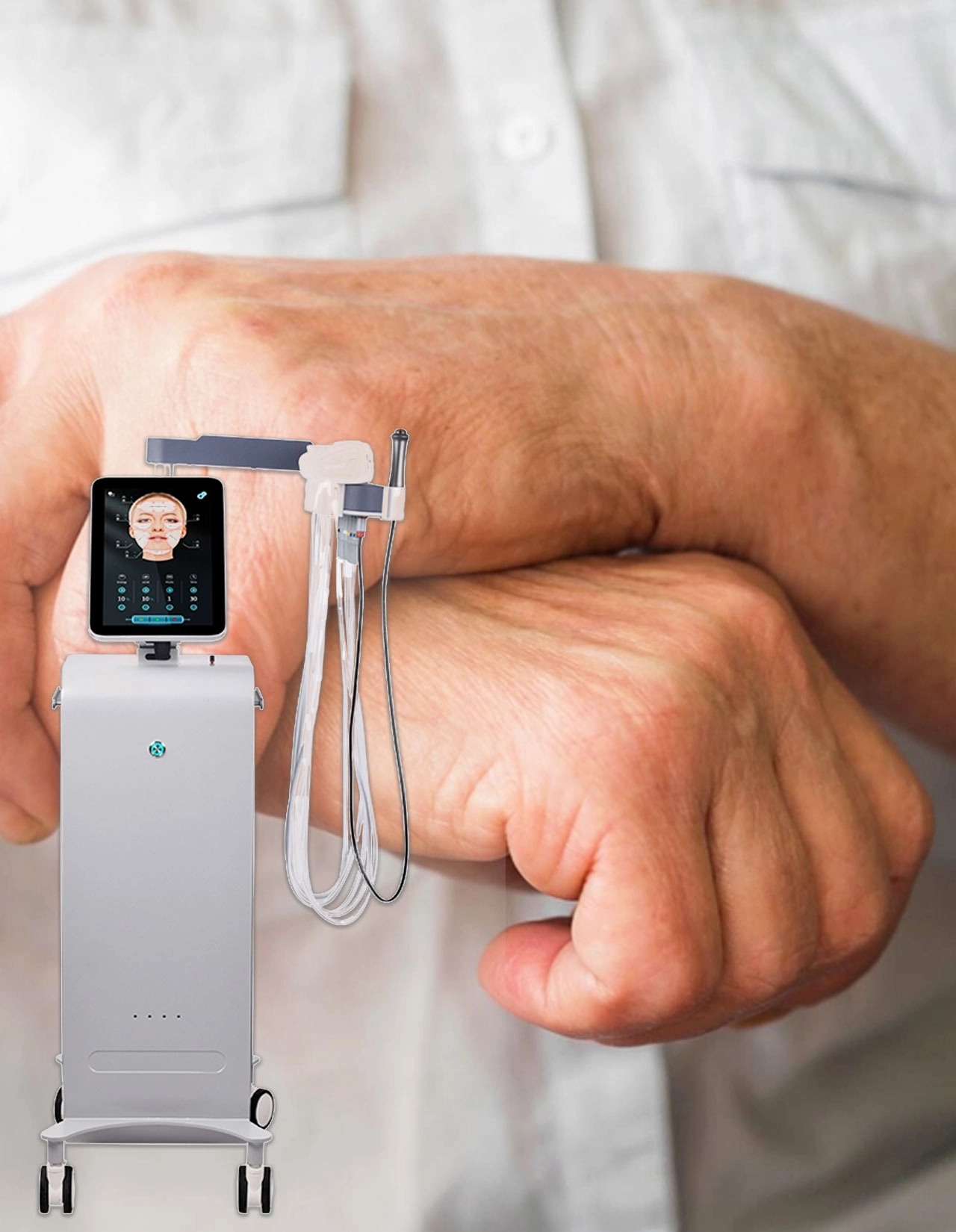Professional EMS Face Lifting Machine with RF Technology – Anti-Aging & Skin Tightening Face Massagers for Youthful Skin
