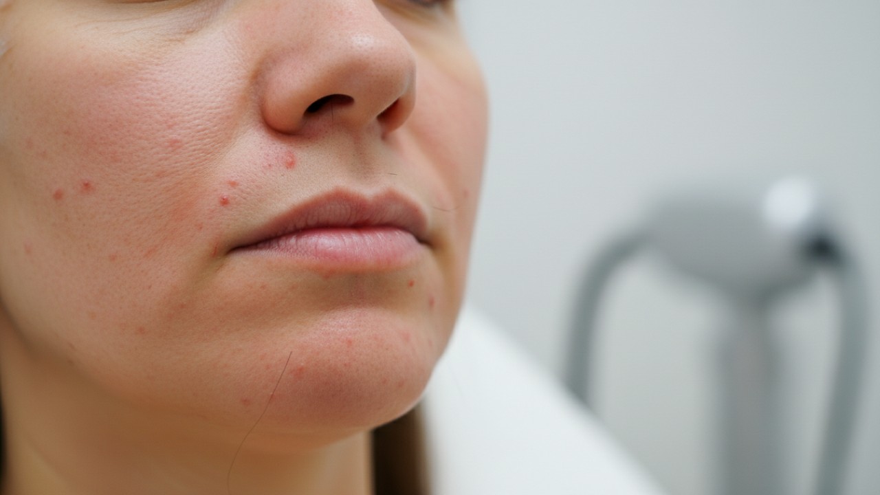 Diode laser facial hair removal side effects