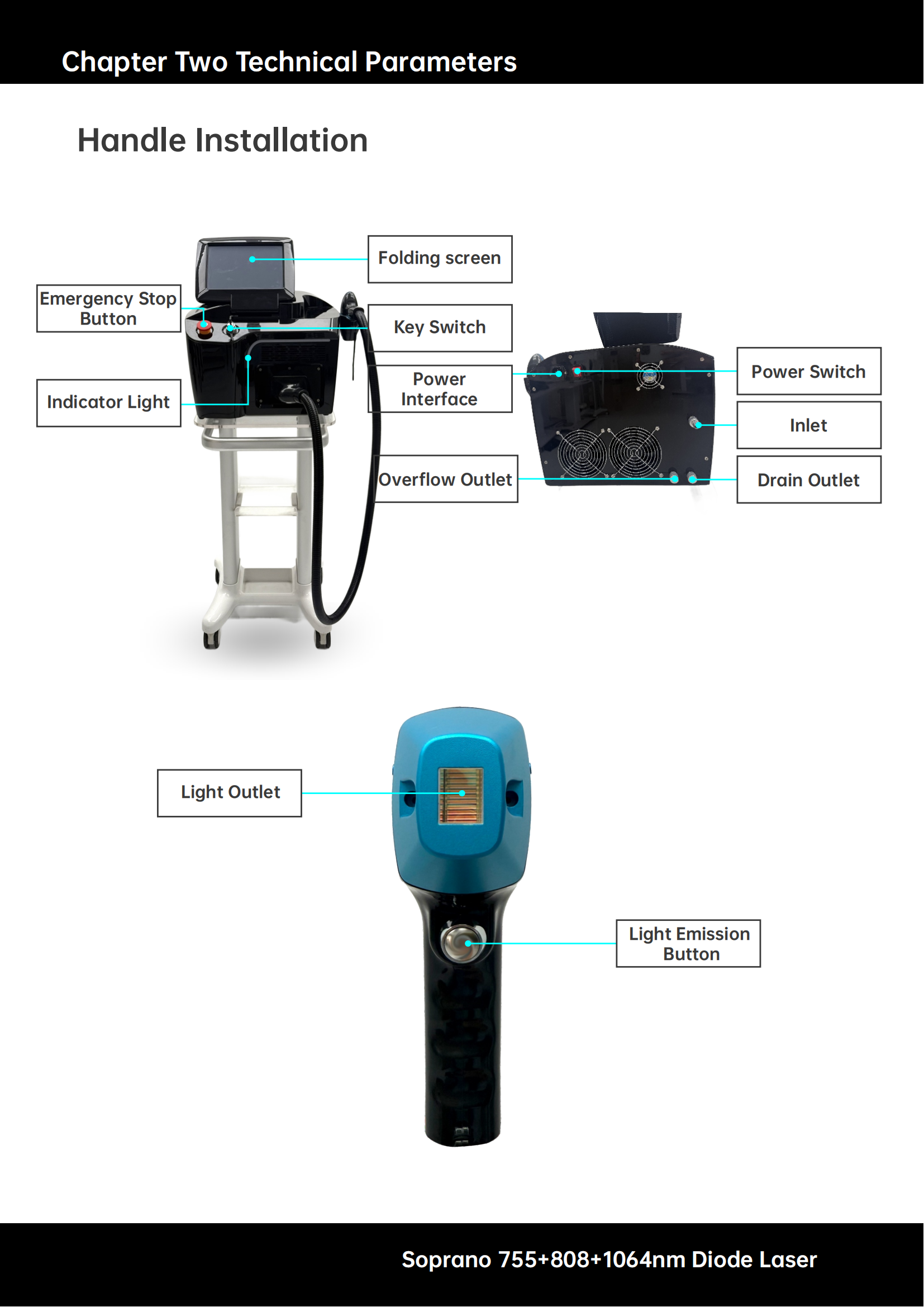 GW-L105 laser hair removal machine 3_09