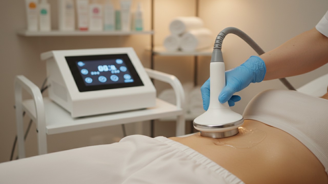 illustration_how to use ultrasonic cavitation machine illustration_how to use ultrasonic cavitation machine