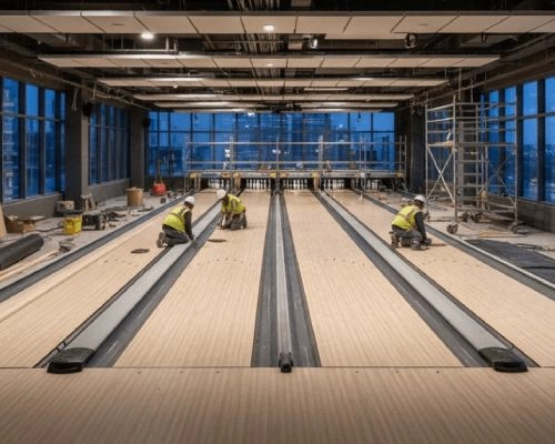 Flying Bowling - Bowling lane installation