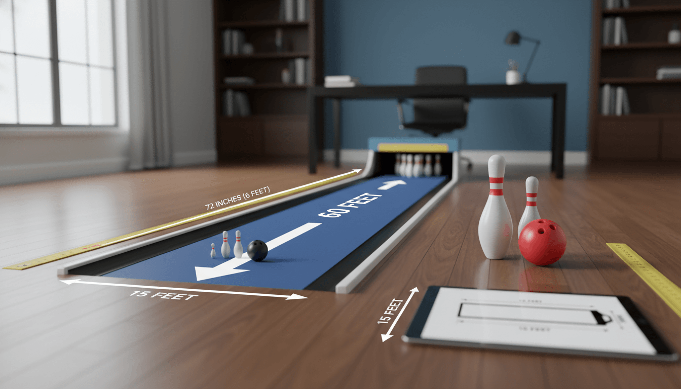 Duckpin Bowling Lane Size guide