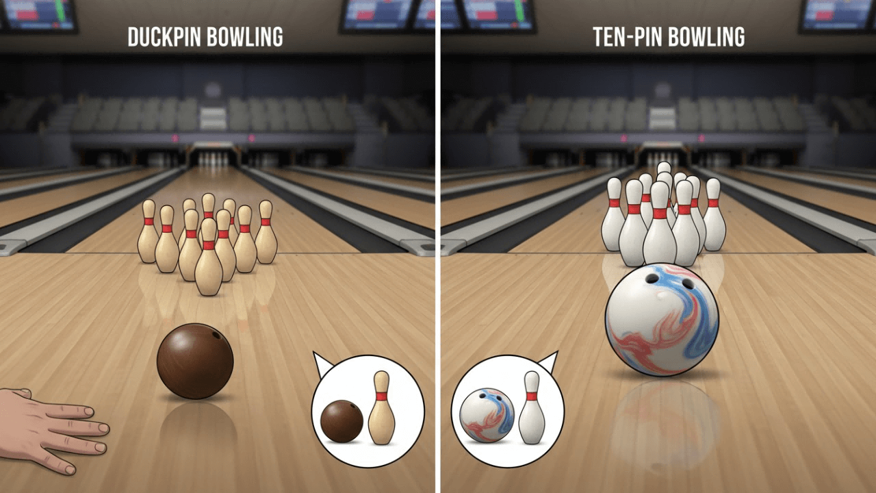 duckpin vs ten pin