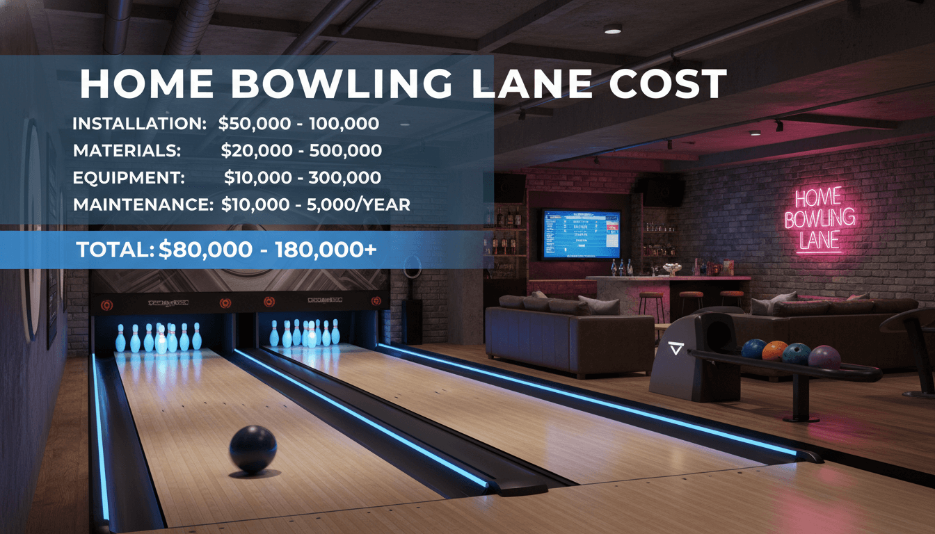 Home Bowling Lane Cost