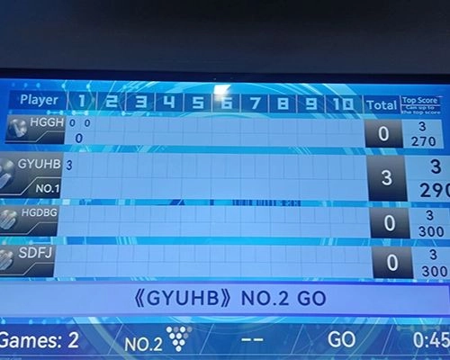 Flying Bowling - Scoring LED screen