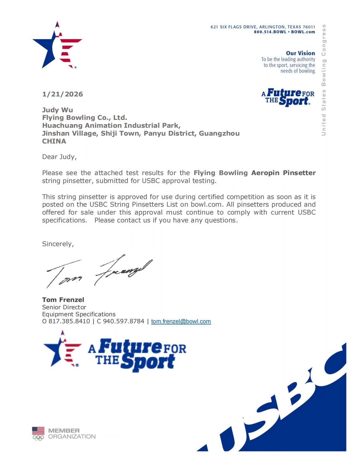 Flying Bowling - USBC-AeroPin Approval Letter_01