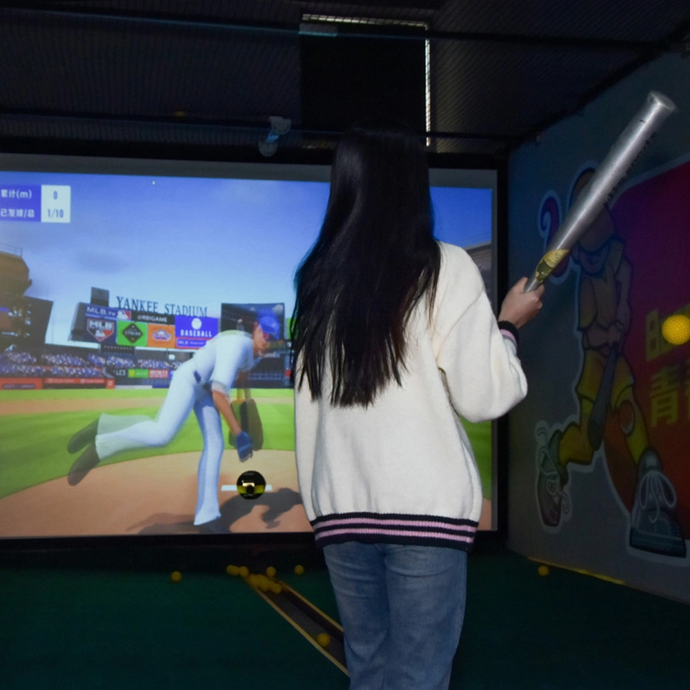 virtual baseball simulator for home