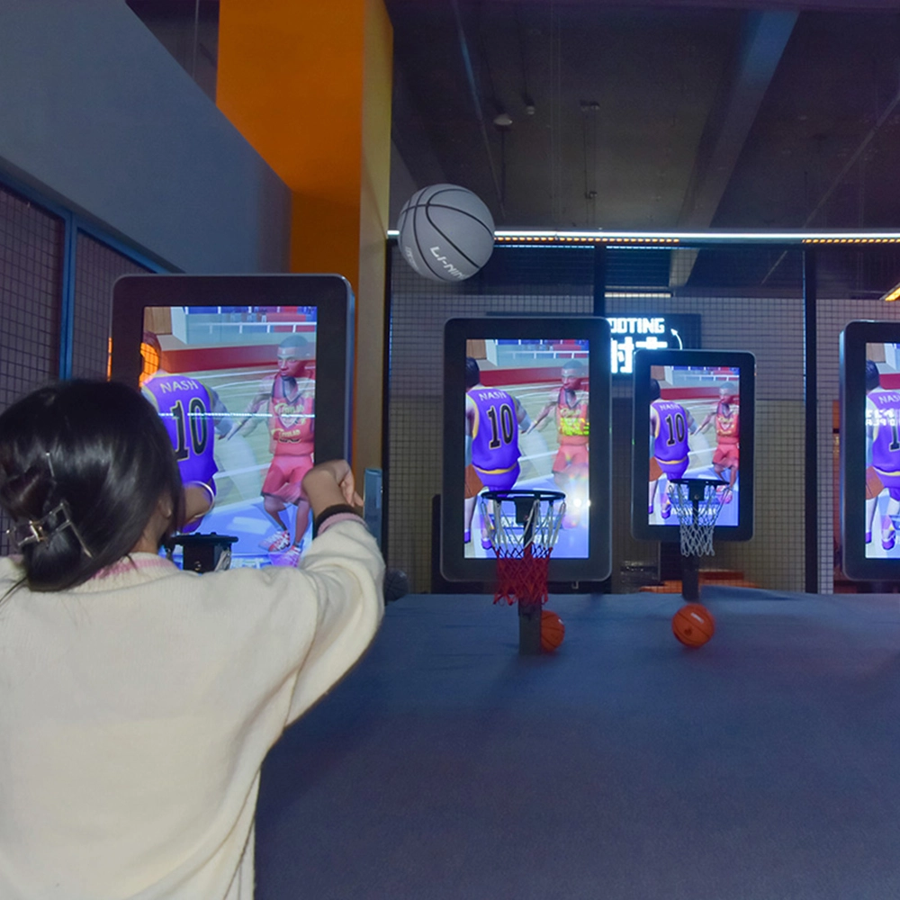 indoor basketball arcade machine