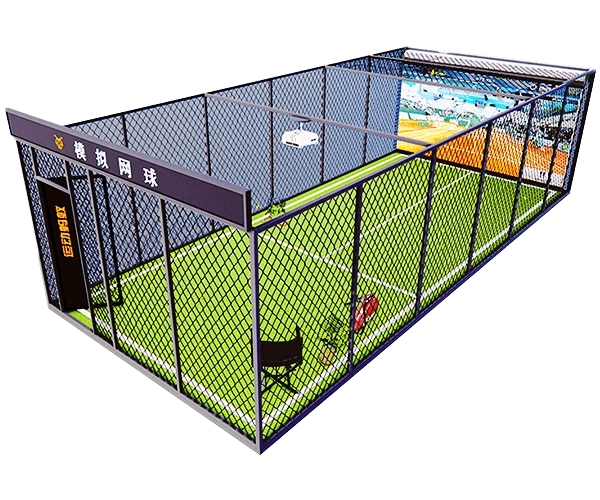 indoor tennis simulator