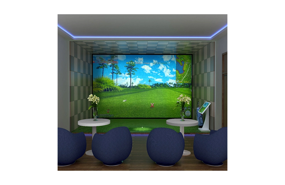 golf simulator screen