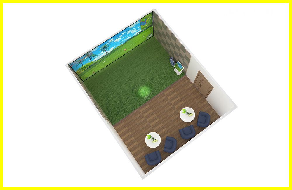 indoor golf simulator