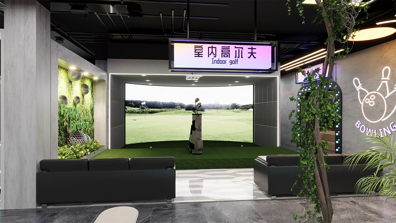 Xuzhou SuNing LUCKYBOWL-Golf simulator