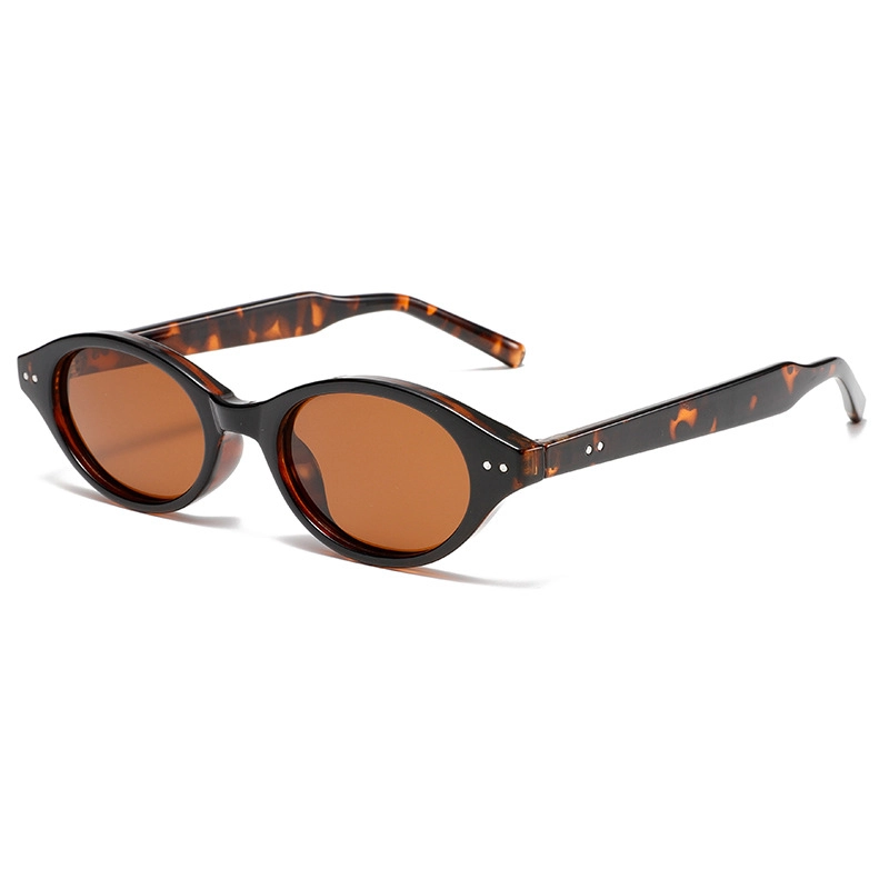 bulk retro polarized nerd eyewear - KARUSON sku-6-豹纹|茶 - KARUSON