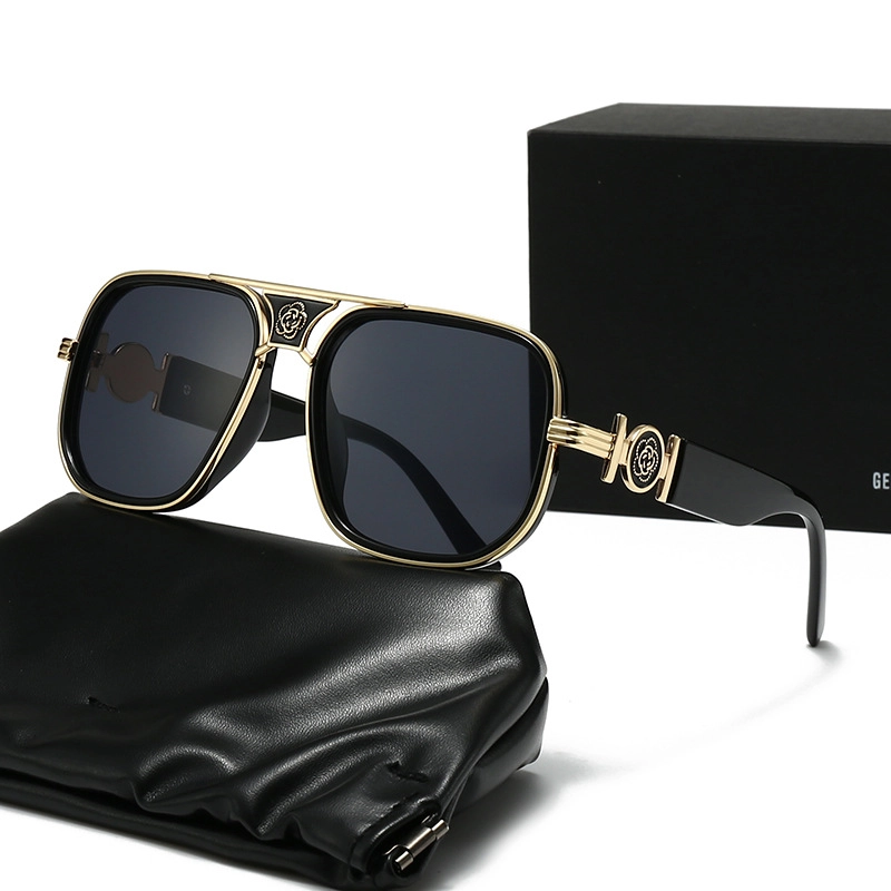 decorative logo temple sunglasses - KARUSON