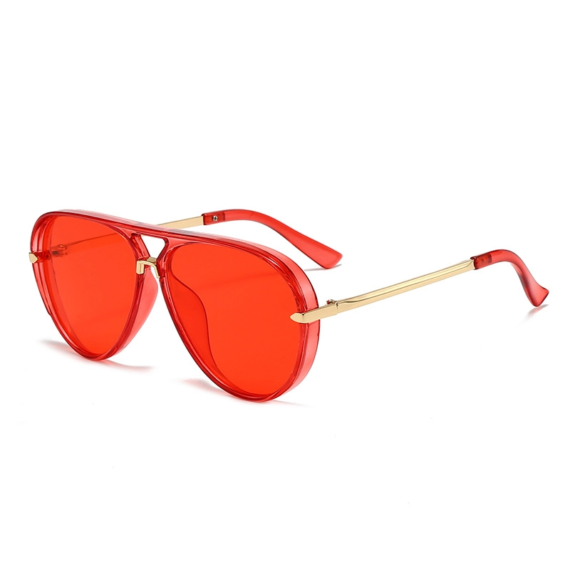bulk fashion pilot shades for boutique store - KARUSON sku-7-C7透红红片 - KARUSON