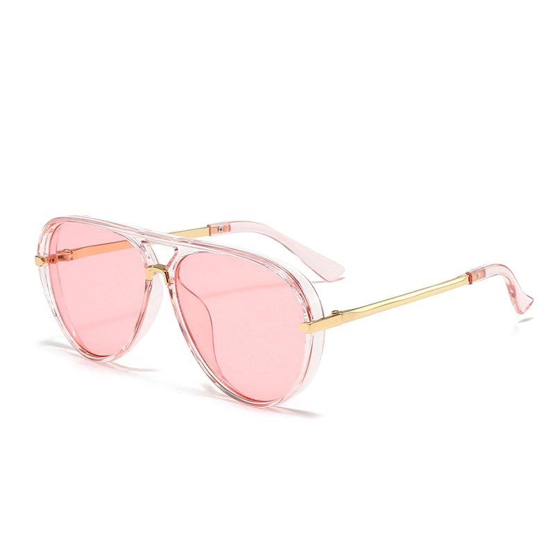 stock eyewear distributor - KARUSON sku-3-C3粉框粉片 - KARUSON