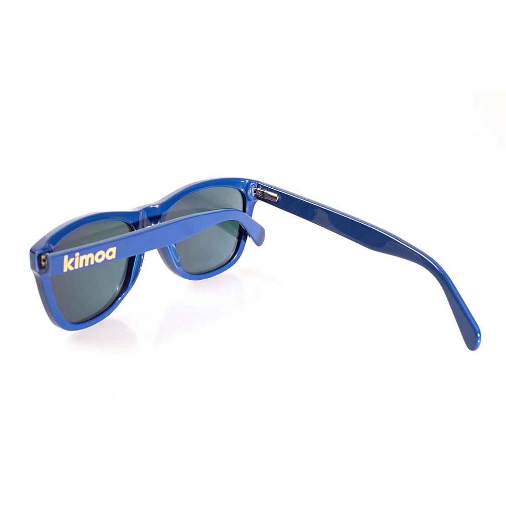 Blue Kimoa sunglasses on a white background. - KARUSON