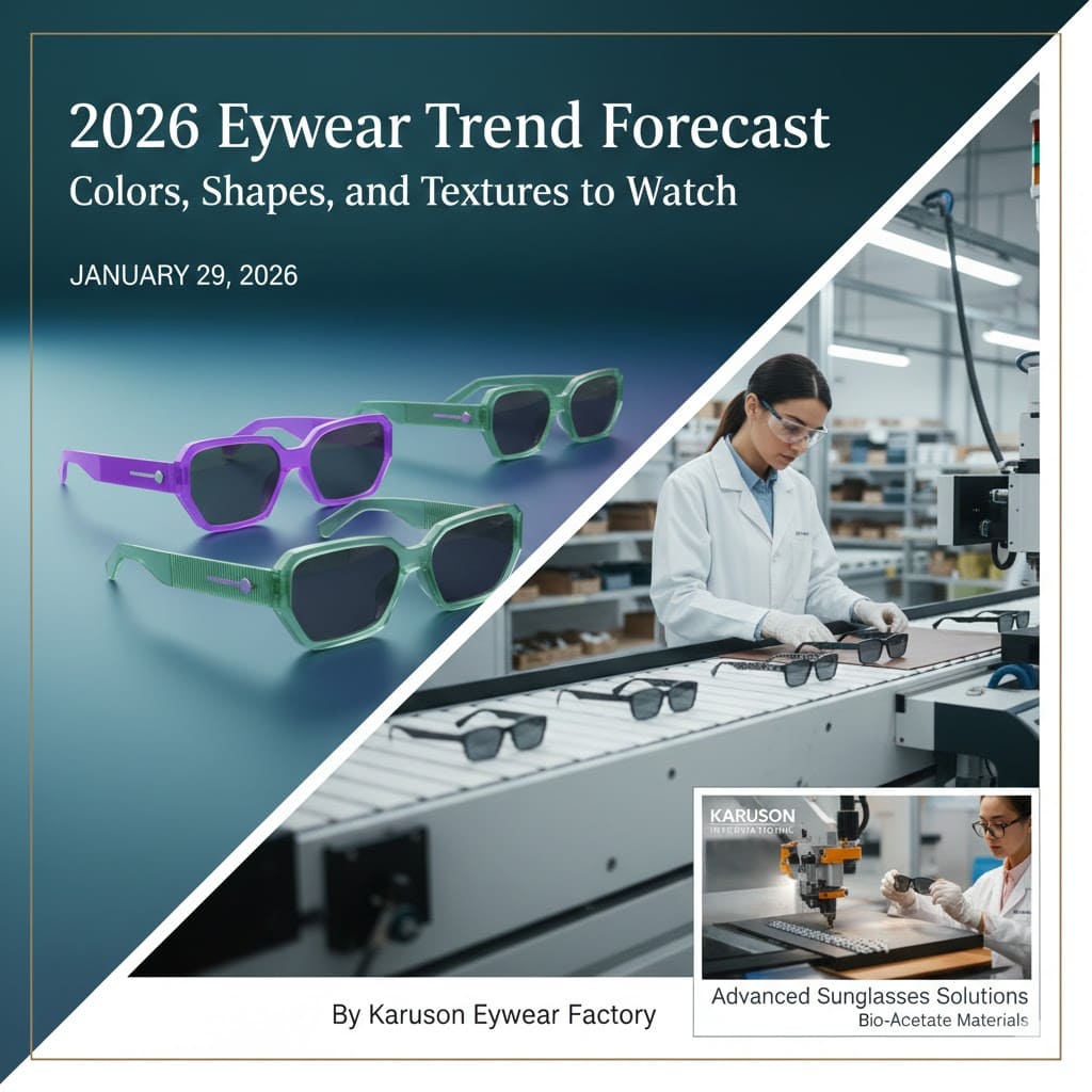 Karuson Eyewear Factory's 2026 Eyewear Trend Forecast.