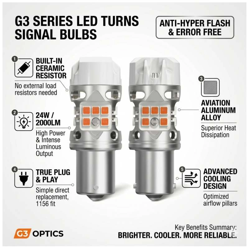1156 Turn Signal led - EKLIGHT 4 - EKLIGHT