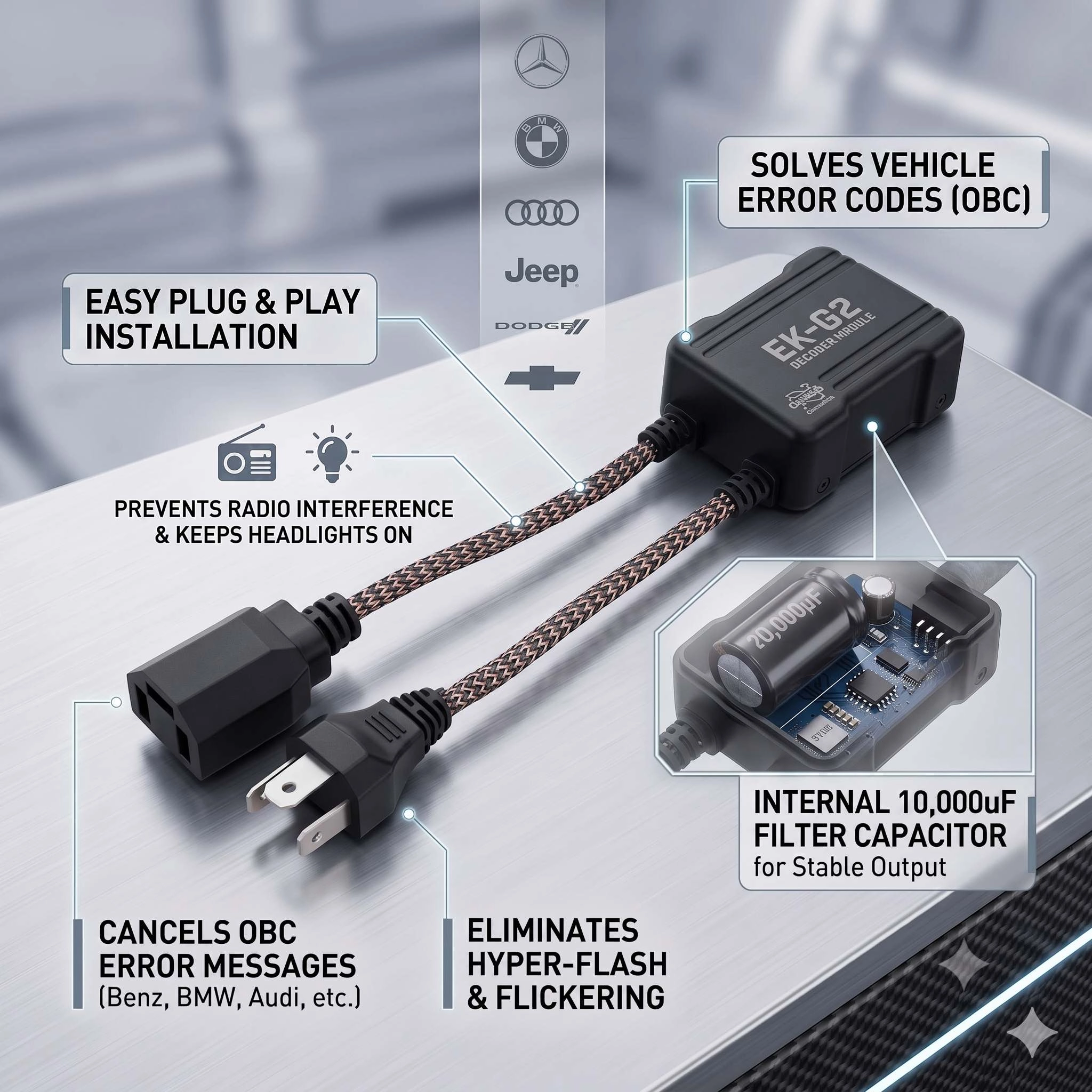 G2 canbus harness - EKLIGHT G2 canbus harness - EKLIGHT