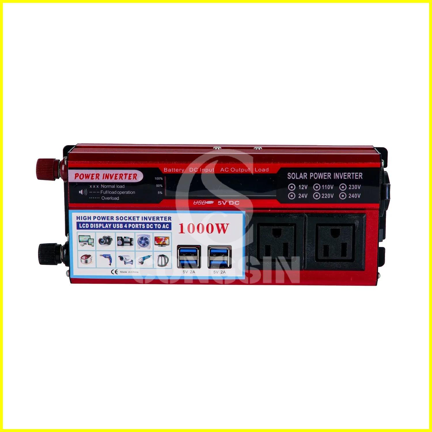 1000W modified sine wave inverter with US sockets (1) - Congsin