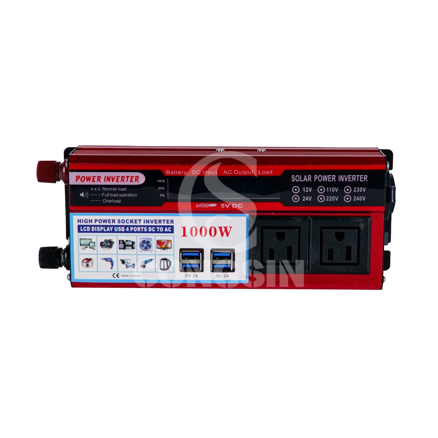 1000W modified sine wave inverter with US sockets (1) - Congsin 1000W modified sine wave inverter with US sockets (1) - Congsin