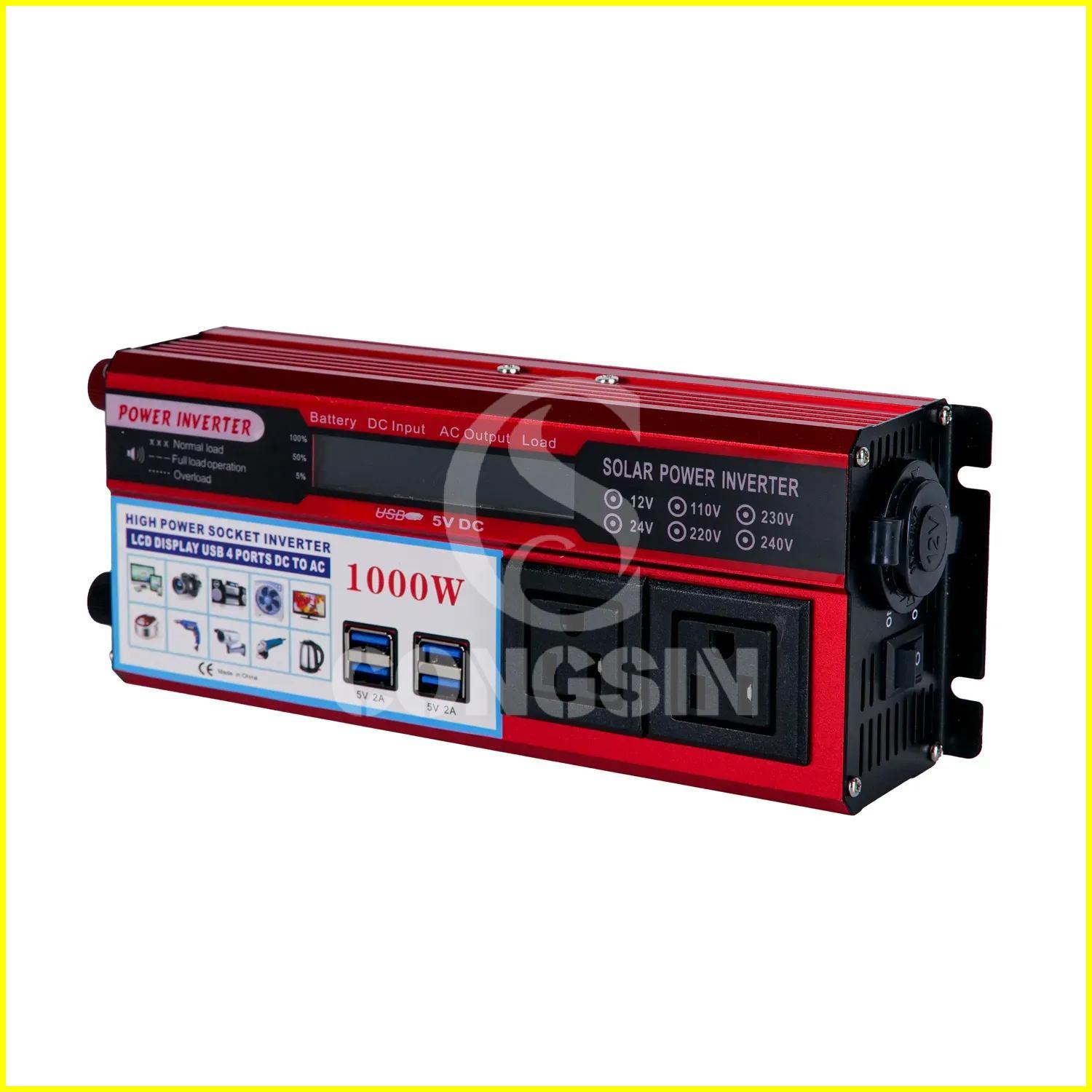1000W modified sine wave inverter with US sockets (2) - Congsin