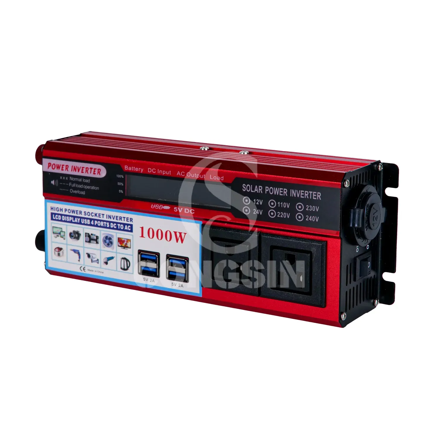 1000W modified sine wave inverter with US sockets (2) - Congsin 1000W modified sine wave inverter with US sockets (2) - Congsin
