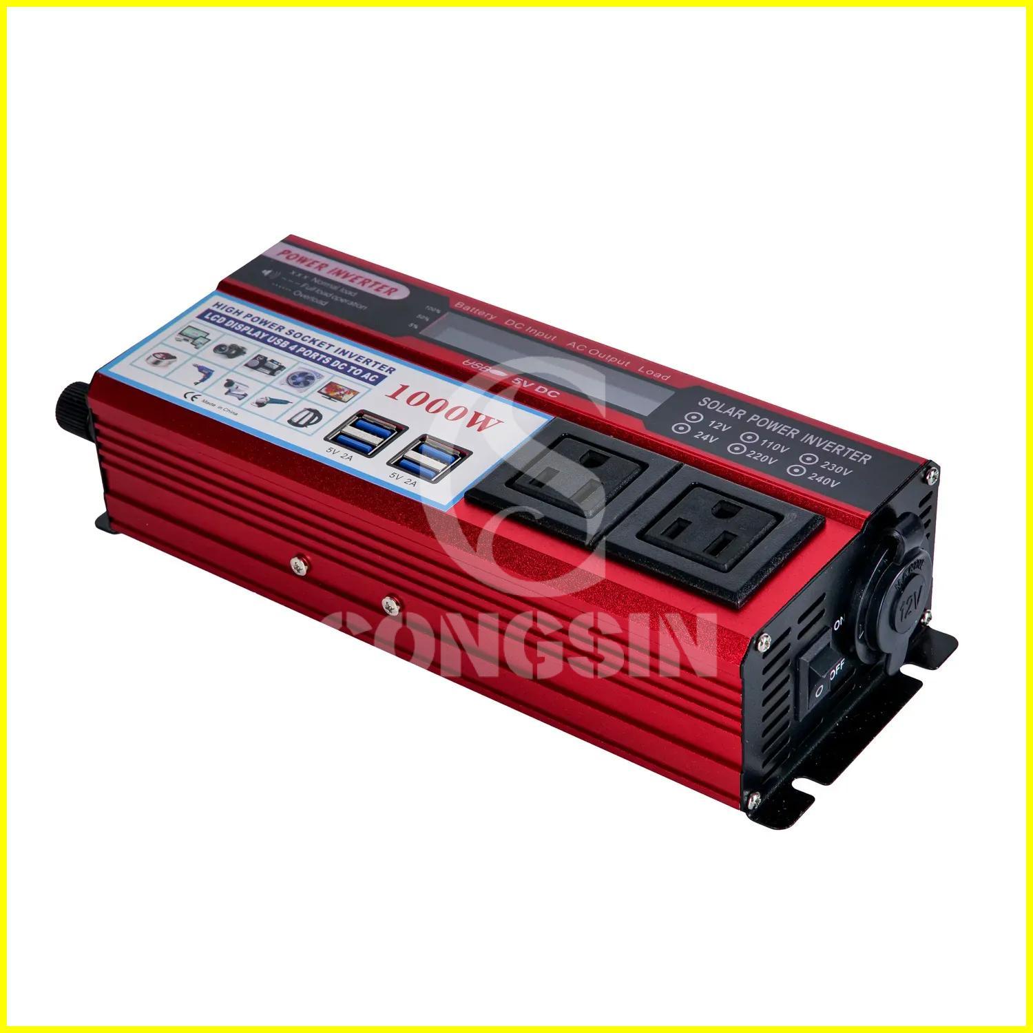 1000W modified sine wave inverter with US sockets (4) - Congsin