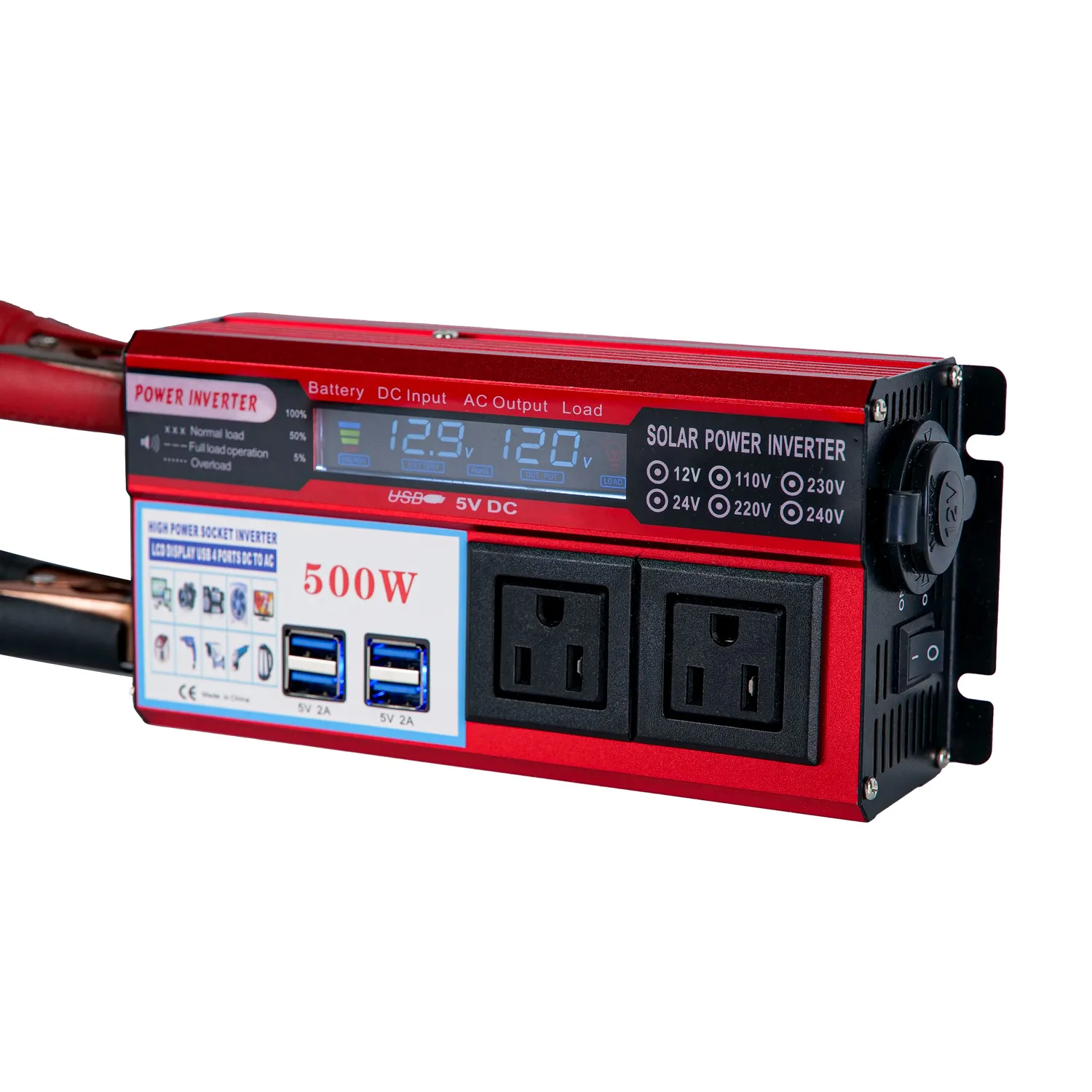 500W modified sine wave inverter with US Sockets (5)_结果