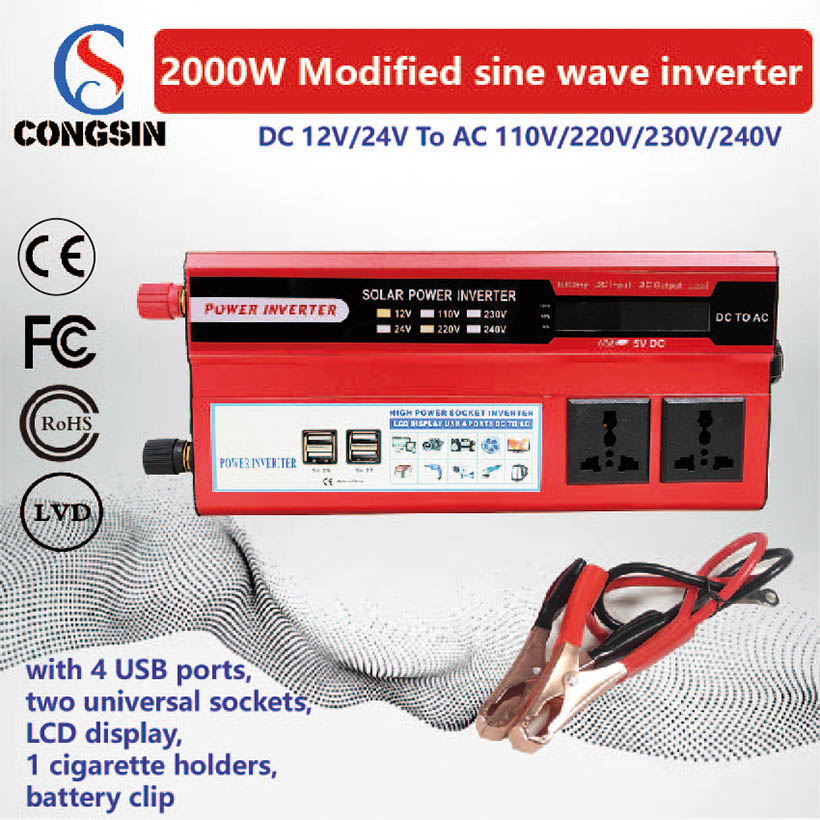 2000W Modified Sine Wave Inverter - Congsin