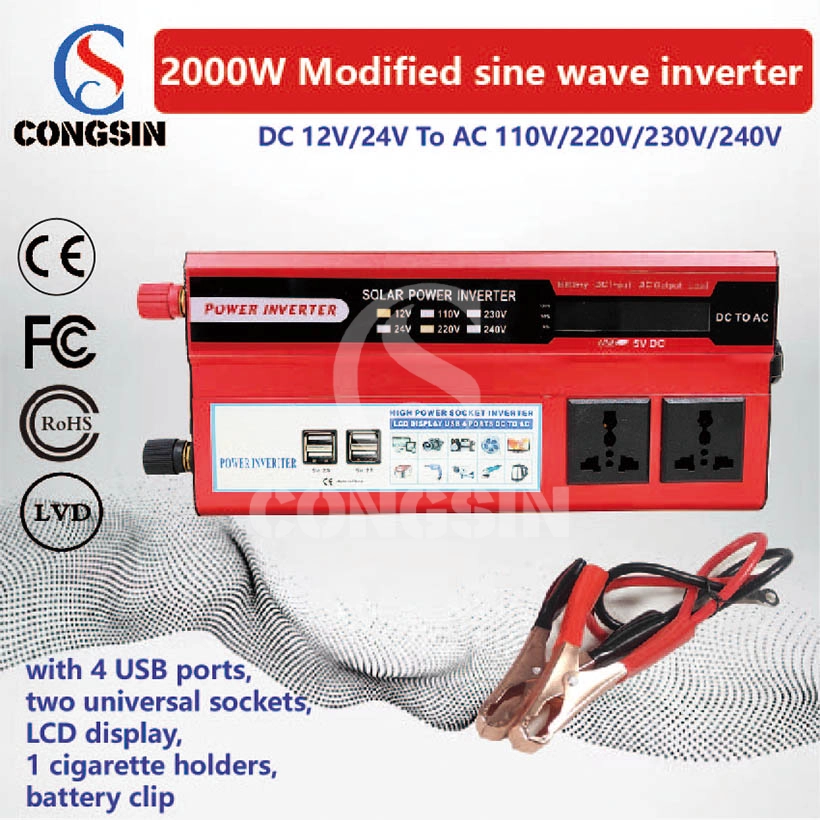 2000W Modified Sine Wave Inverter - Congsin 2000W Modified Sine Wave Inverter - Congsin
