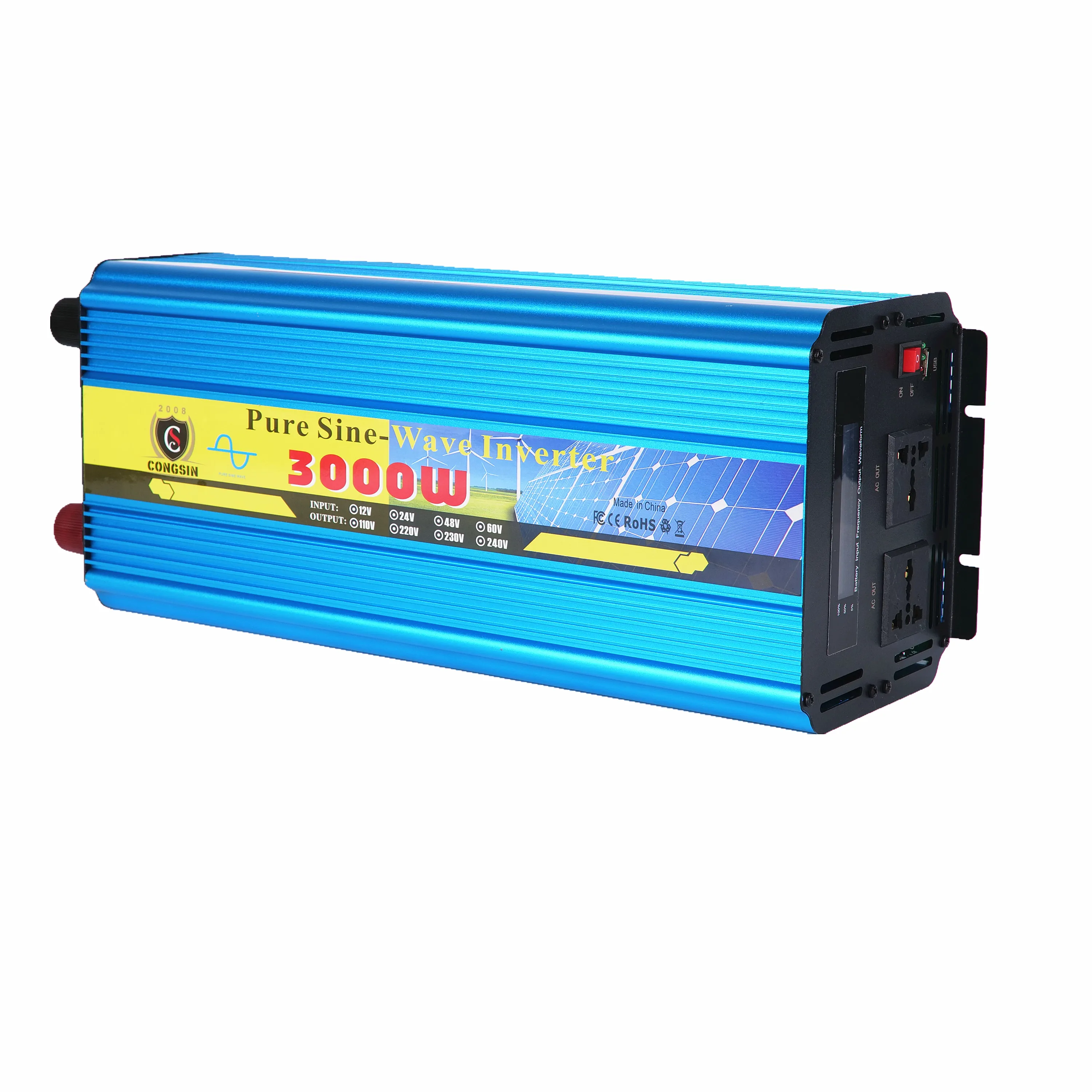 3000W LCD Pure Sine Wave Inverter (1)