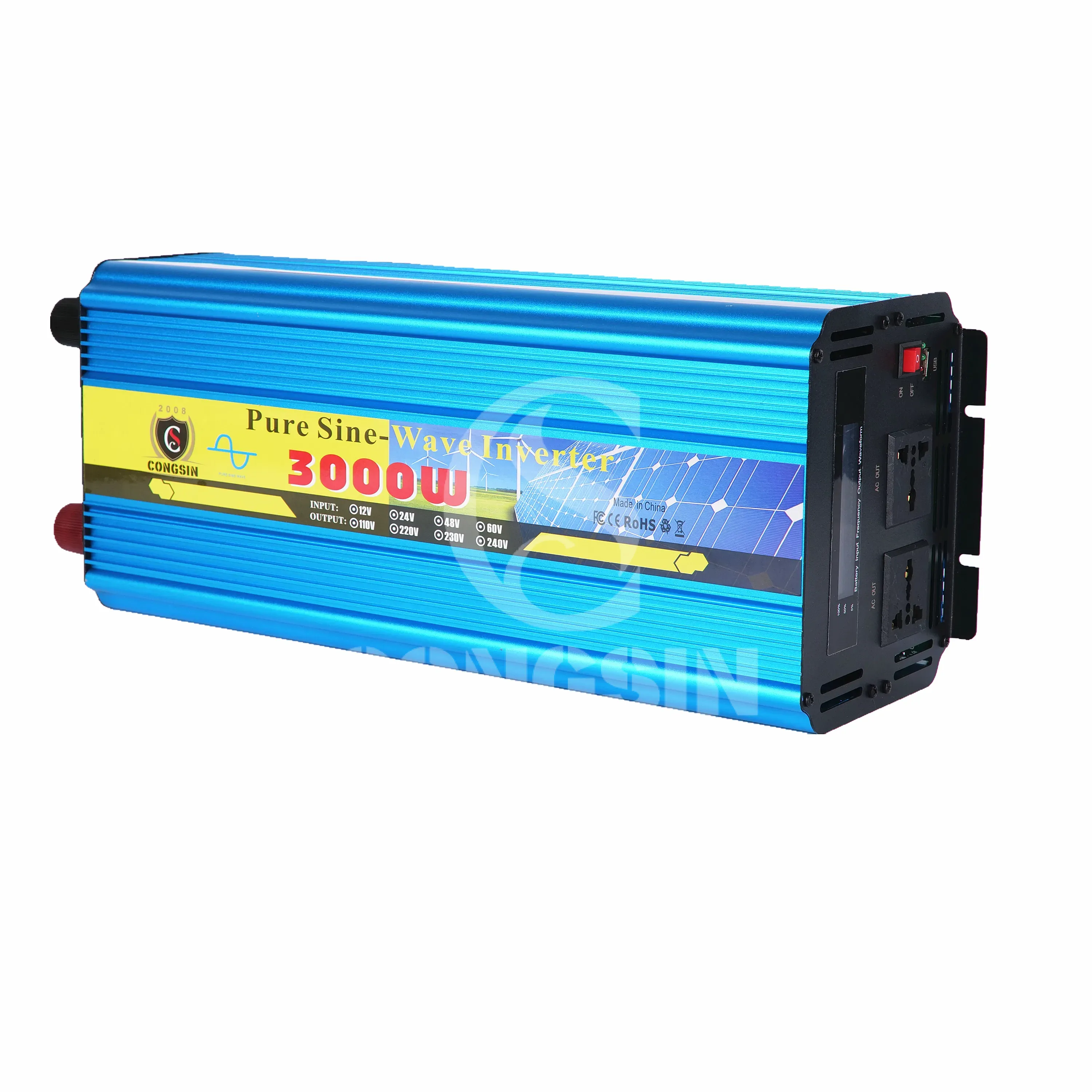 3000W LCD Pure Sine Wave Inverter (1) - Congsin 3000W LCD Pure Sine Wave Inverter (1) - Congsin