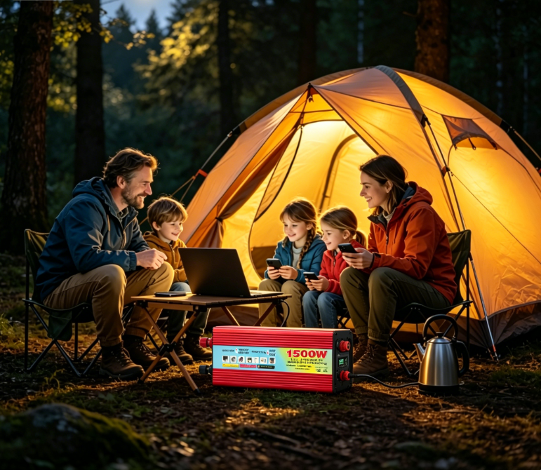 Inverter with Camping Appliance
