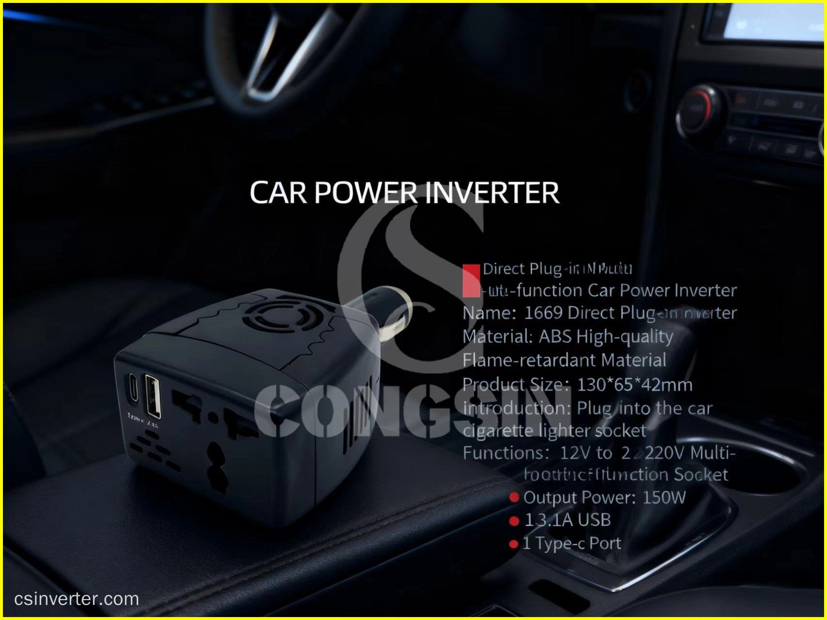 150W car inverter - Congsin
