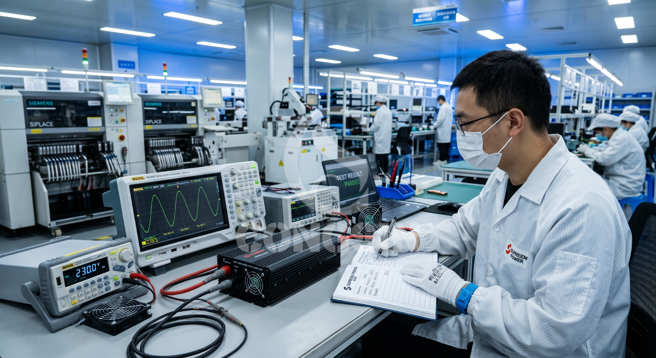 Car inverter quality control and pure sine wave oscilloscope testing Car inverter quality control and pure sine wave oscilloscope testing