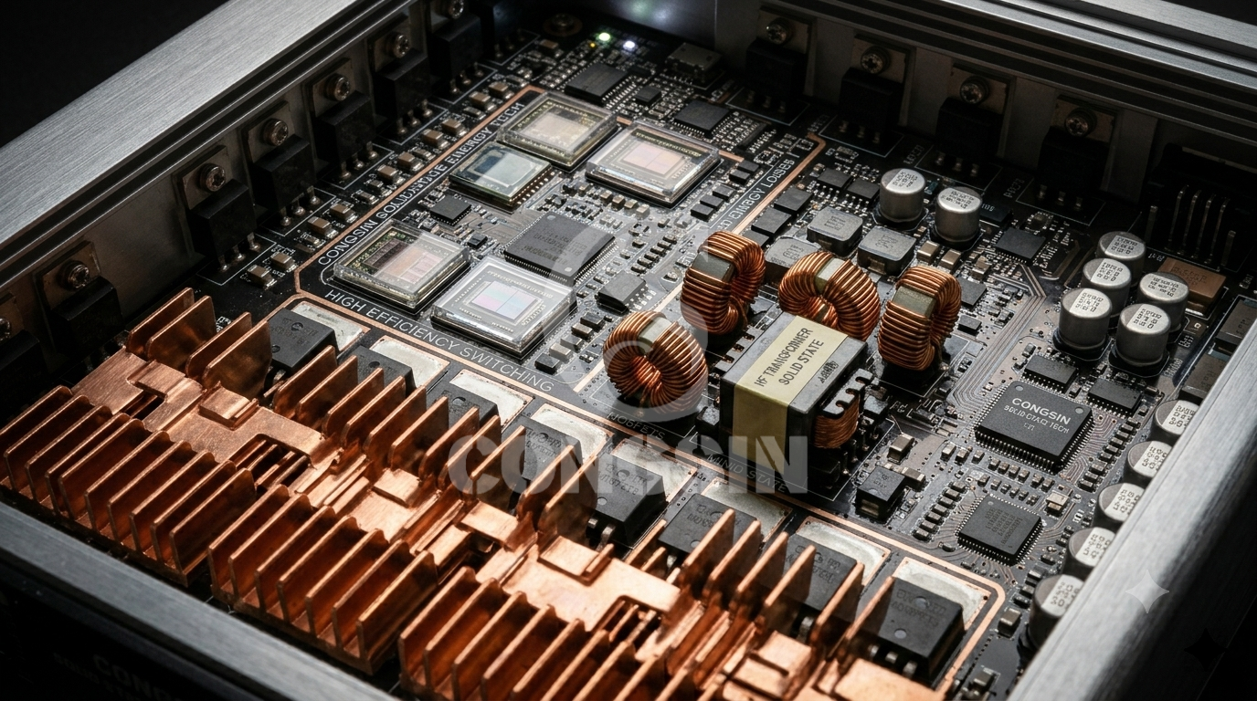 Compact solid-state energy technology inside a high frequency off grid inverter Compact solid-state energy technology inside a high frequency off grid inverter