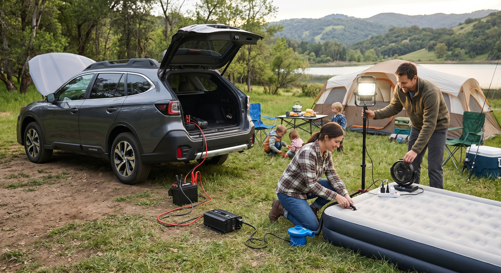 Cost-effective camping gear power inverter