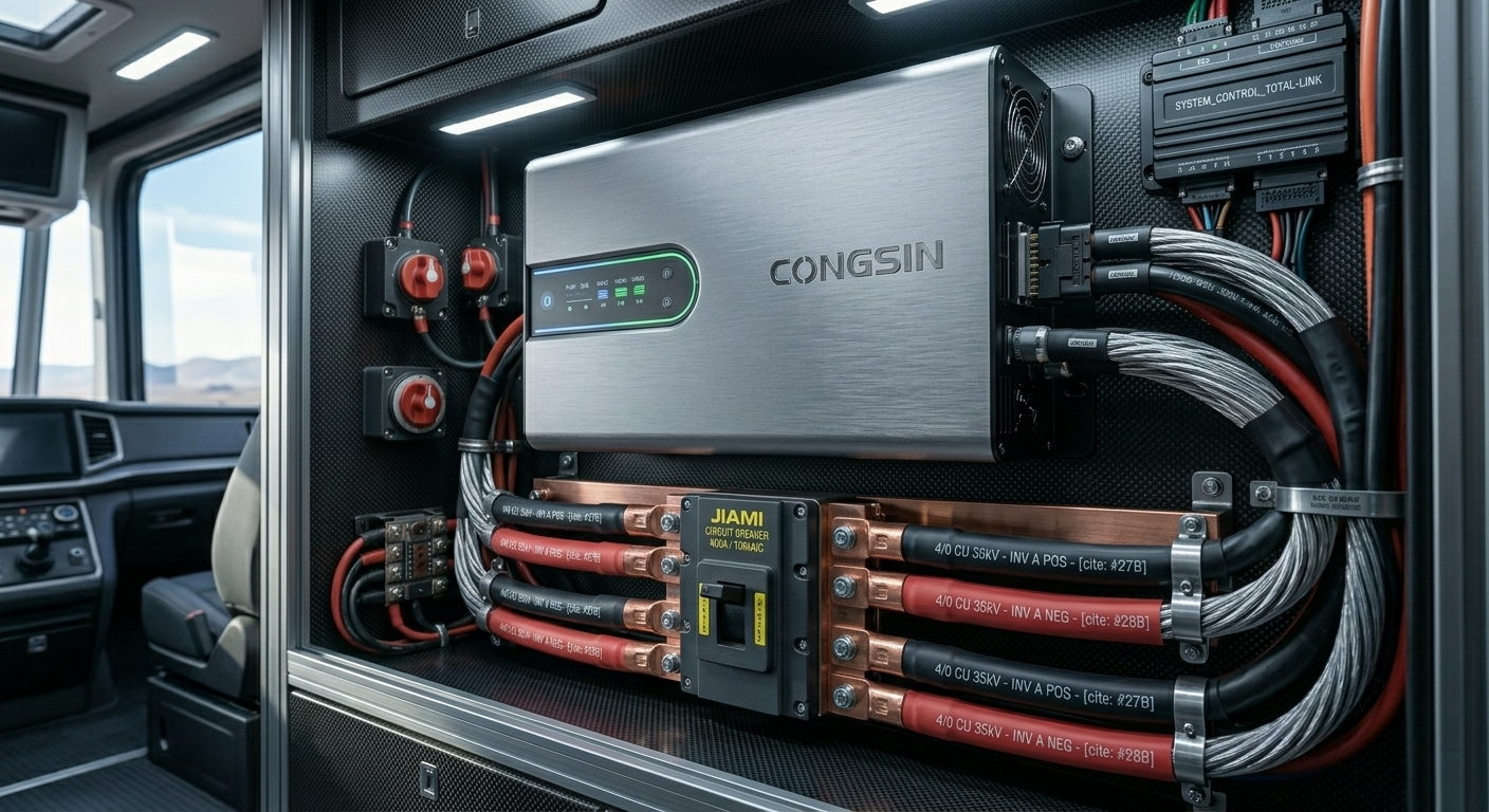 Custom OEM power inverter solution engineered for specialized luxury RVs